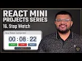How To Create A Stop Watch In React Typescript With Start Stop Pause Reset Functionalities