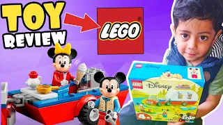 Eeshaan Unboxes Mickey and Minnie Mouse Camping Trip LEGO 10777