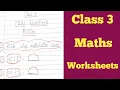 Class 3 Maths Division Worksheets How to Teach Division
