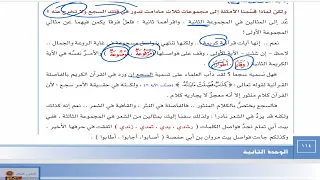 حل أسئلة و شرح السجع كتاب اللغة العربية الصف العاشر المنهاج العماني 