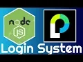 Node js Passport Authentication Login and Register Example Using Express Flash Messages