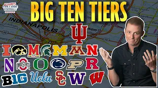 BIG 10 TIERS Oregon Ohio State Indiana ALL Championship Contenders Always College Football