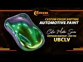 Color Shifting Automotive Paint - Silver to Green