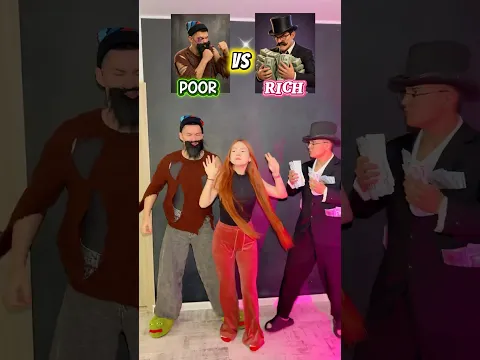 POOR🧔🏻 VS RICH💵. WHO WILL WIN? 🏆🤣 #funny # #shortvideo #comedy #shorts