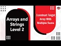 Construct Target Array With Multiple Sums Leetcode