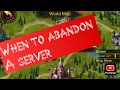 Evony - Signs you should leave a server