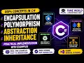 C OOP Concepts Encapsulation Inheritance Polymorphism Abstraction Practical Examples