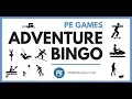 PE Games Adventure Bingo Icebreaker Activity