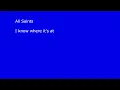 All Saints I Know Where It's At Cutfather & Joe's Alternative Mix   Radio