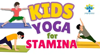 Kids Yoga for Stamina | Improve Flexibility & Strength | Cardio Yoga for Children | Yoga Guppy