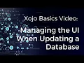 Managing the User Interface When Updating a Database