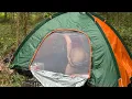 Download Lagu 3 days solo camping in the forest -  cooking with a small tent, relaxing with nature sounds