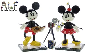 LEGO Disney 43179 Mickey Mouse and Minnie Mouse Buildable Characters - Lego Speed Build Review