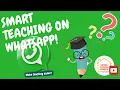 Download Lagu How to Teach Students Using WhatsApp | Step-by-Step Guide for Teachers \u0026 Tutors
