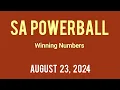 Sa Powerball Results Friday 23 August 2024 Powerball Plus Result