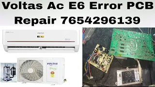 Voltas Inverter AC E6 Error Problem PCB Repair Voltas AC E6 Communication Error Repair