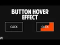 Creative Button Hover Effect Pure CSS Button Animation Tutorial