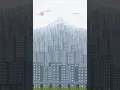 html5 canvas pixel art scene - city appearance effect
