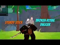 SECRET WEAPONS THAT YOU MIGHT MISS IN [Grand Blue] *sturdy stick, broken dagger #grandblue #roblox