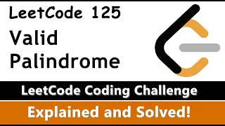 LeetCode 125 - Valid Palindrome Python Easy Solution