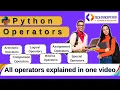 Learn Python Operator in One Arithmetic Logical Assignment Comparison Bitwise Operator