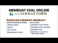 Download Lagu Cara Membuat Soal Online di Google Form (Plus Memberi NAMA SISWA, KELAS, TOKEN)