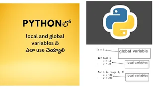 local variable and global variable in python in telugu python variables