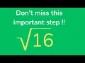 How to find the square root using a factor tree