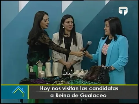 Hoy nos visitan las candidatas a Gualaceña Bonita