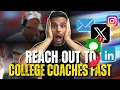 The Fastest Way to Send 100 Message to College Football Coaches Every Week