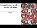 Java map and flatmap interview questions what are difference between map and flatmap in java