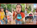 Download Lagu Rich Kids meet Bad Homeless - Rich Car vs Poor Car 🤣🚘🚜 Linh Nhi Su Hao #shorts by TikTok FUNNY