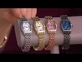 Diamonique Tortue Style Watch with Bracelet Strap on QVC