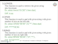 SQL Single Row Functions 7