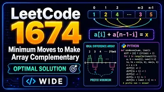 May 13 2026 - Leetcode Problem Minimum Moves to Make Array Complementary