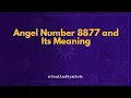 Angel Number 8877 and Its Meaning 8877 Meaning