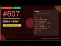 Leetcode 607 Sales Person