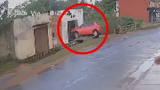 Choque con suerte, pero con un fuerte perjuicio para una familia