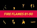 Liquid Elements Fire Flames 81-90 Motion Graphics Templates