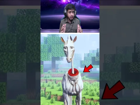 Surviving Minecraft's Most TERRIFYINGH Mod Creepyhorse.jar #shorts #minecraft