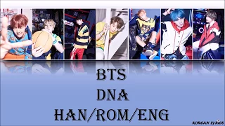 BTS DNA Han Rom Eng Lyrics 