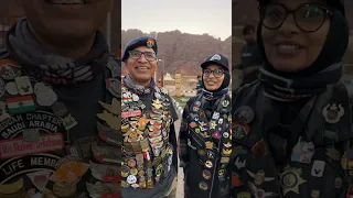 الرحالة السعودية وزوجها الهندي 