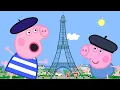 Peppa Pig Goes to Paris 🐷🇫🇷 Peppa Pig Family Kids Cartoons