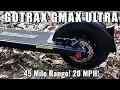 Gotrax GMAX Ultra Electric Scooter - Fast with Built in Security Cable