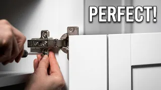 How to Align IKEA Cabinet Doors Perfectly IKEA Utrusta 110 Full Tutorial