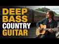 Download Lagu 🌄 Slow Country Guitar \u0026 Deep Bass | Relaxing Instrumental Music | Train Window Journey | 1 Hour +