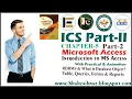 Explain RDBMS and Database Objects in Microsoft Access