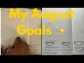 Reworking My Planner Sharing My 7 Goal Categories