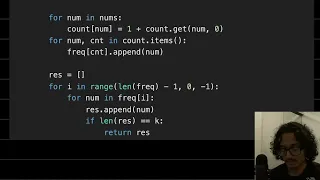 Bucket Sort Solution for Top K Frequent Elements Neetcode 150