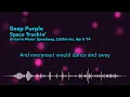 Deep Purple - Space Truckin' - Live 1974 (Remastered) [Lyric Video]